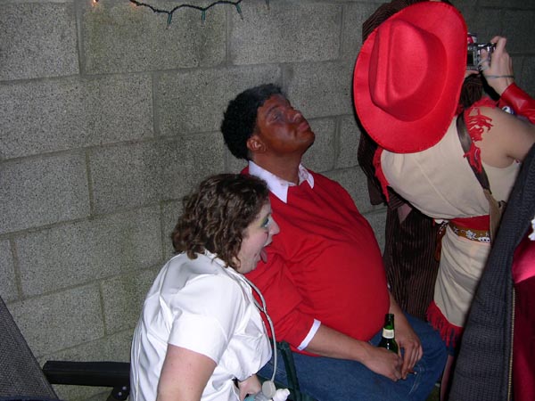 Out in the smoker's outpost